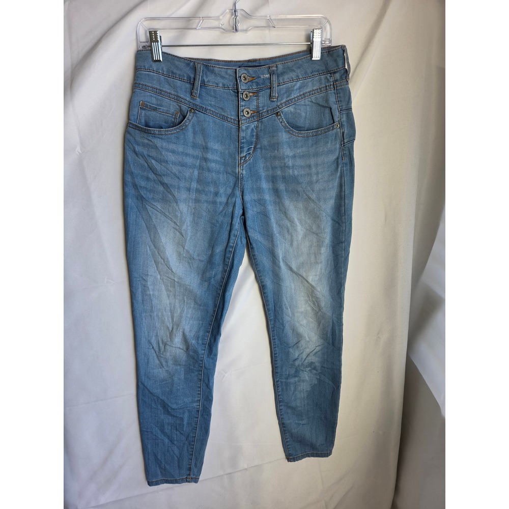 S.O.N.G. Skinny Jeans Womens  Blue Light Wash Skinny High Rise Tapered
